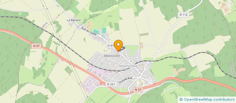 localisation de l'entreprise AVANTAGE DIGITAL.  BESANCON