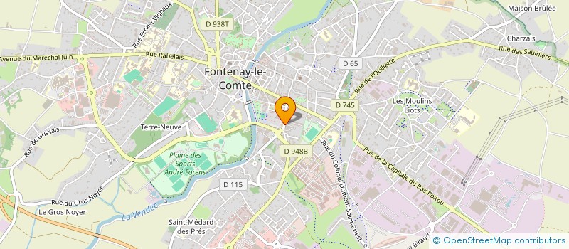 localisation de l'entreprise AVANTAGE IFM  FONTENAY LE COMTE