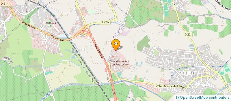 localisation de l'entreprise AVANTAGE LOC  SALEILLES