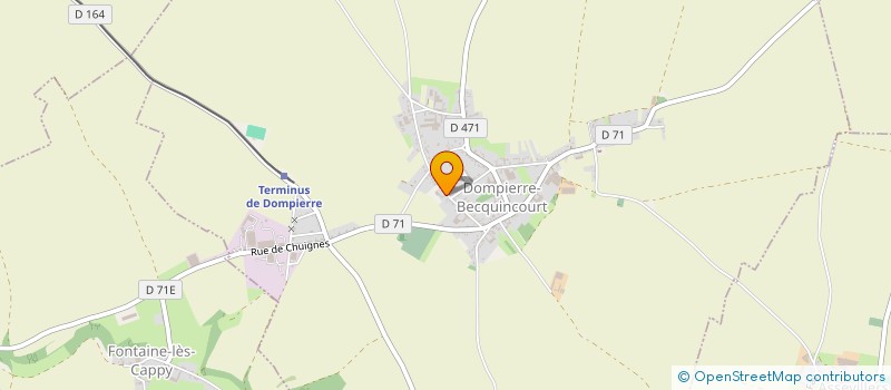 localisation de l'entreprise AVANTAGES 80-02 à DOMPIERRE-BECQUINCOURT