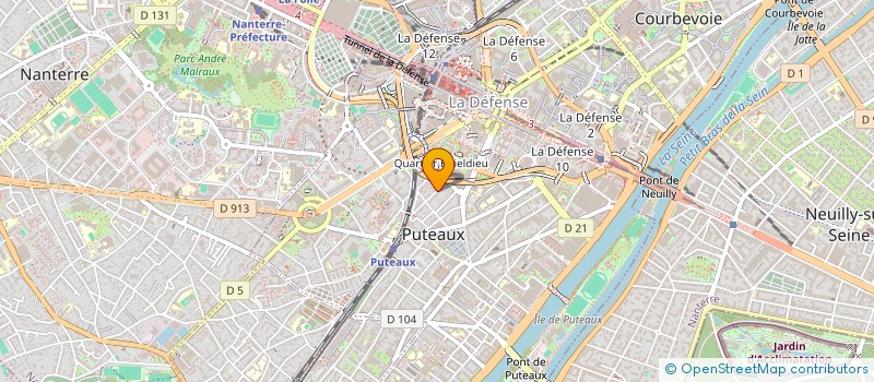 localisation de l'entreprise AVANTAGES 92  PUTEAUX