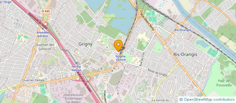 localisation de l'entreprise AVANTAGES ELECTRICITE à GRIGNY