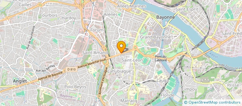 localisation de l'entreprise AVANTAGES IMMO GROUPE à BAYONNE