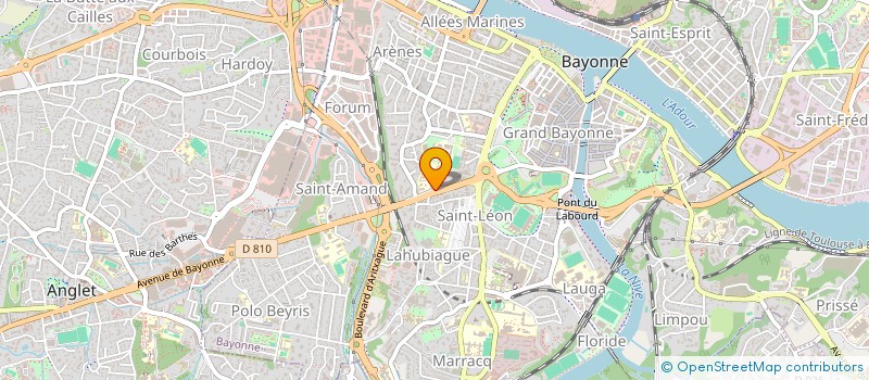 localisation de l'entreprise AVANTAGES IMMO TRANSACTION à BAYONNE