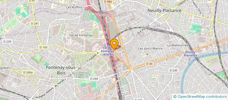 localisation de l'entreprise AVANTAGES LOGISTICS à FONTENAY-SOUS-BOIS