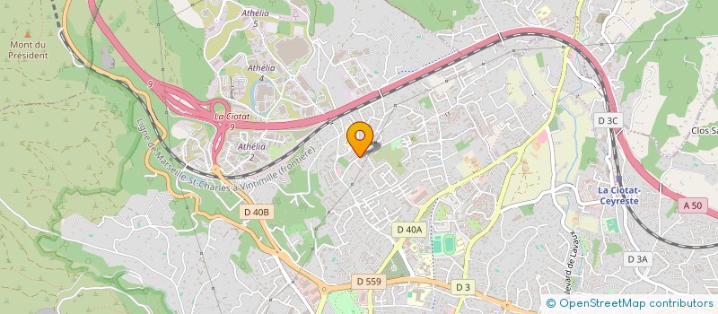 localisation de l'entreprise AVANTAGES SCIENCES ASSOCIATION  LA CIOTAT