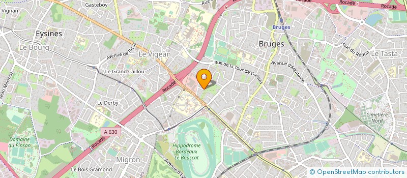 localisation de l'entreprise AVANTAGES SERVICES à BRUGES