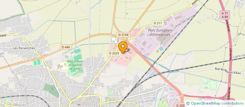 localisation de l'entreprise AVANTAGES63  RIOM