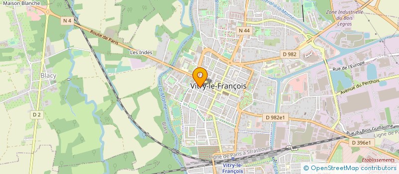 localisation de l'entreprise AVANTAGO  VITRY-LE-FRANCOIS