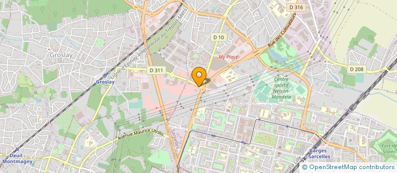 localisation de l'entreprise AVANTGARDE TRANSPORT à SARCELLES