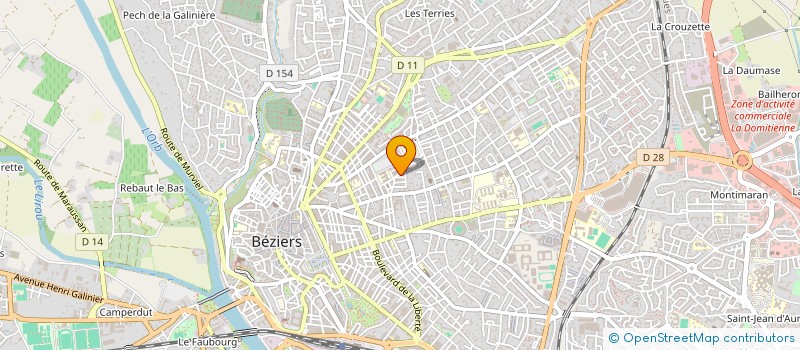 localisation de l'entreprise AVANTI à BEZIERS