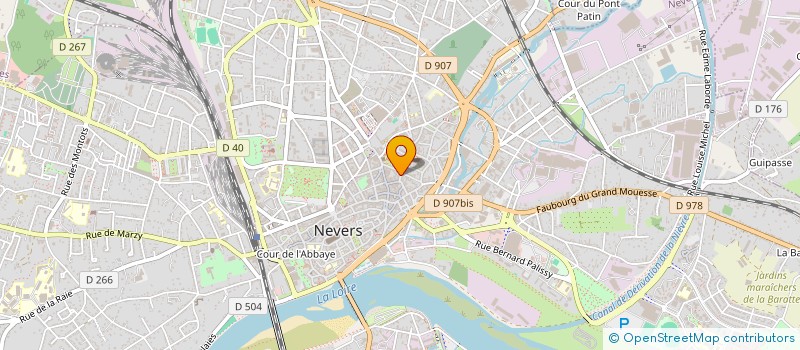 localisation de l'entreprise AVANTI à NEVERS