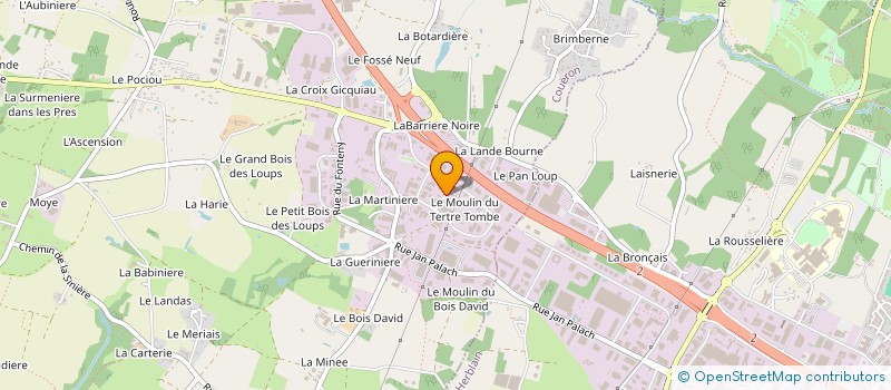 localisation de l'entreprise AVANTI à COUERON