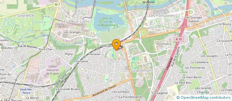 localisation de l'entreprise AVANTI à TOURS