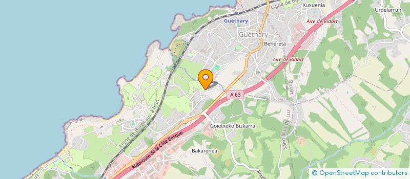 localisation de l'entreprise AVANTI à SAINT-JEAN-DE-LUZ