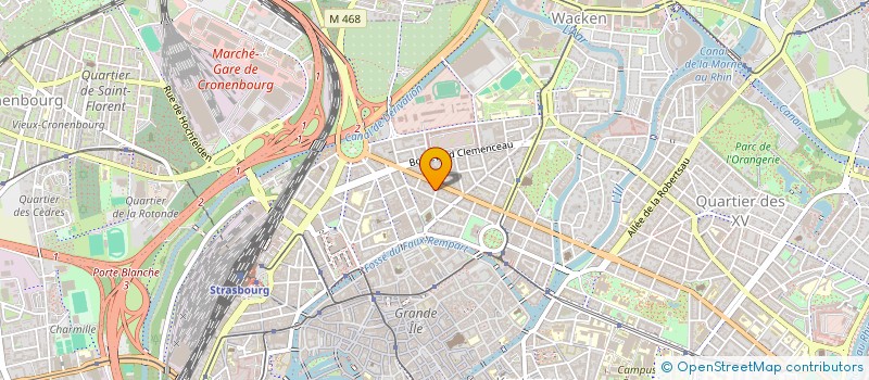 localisation de l'entreprise AVANTI  STRASBOURG