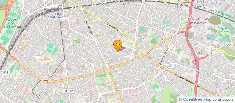 localisation de l'entreprise AVANTI à ANGERS