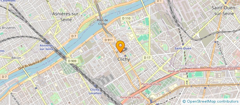 localisation de l'entreprise AVANTI DEVELOPPEMENT à CLICHY