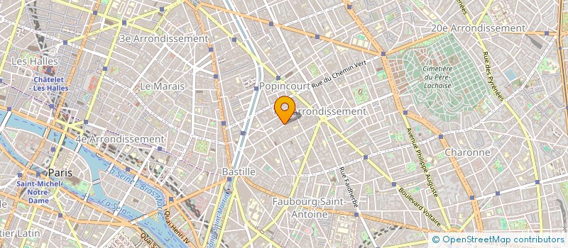 localisation de l'entreprise AVANTI FILMS à PARIS