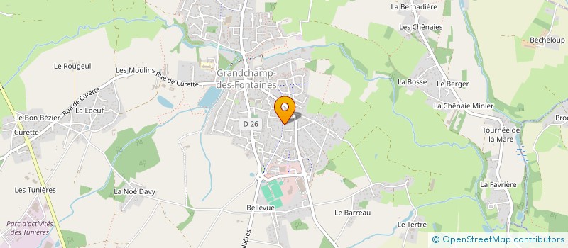localisation de l'entreprise AVANTIPIZZA  GRANDCHAMP-DES-FONTAINES