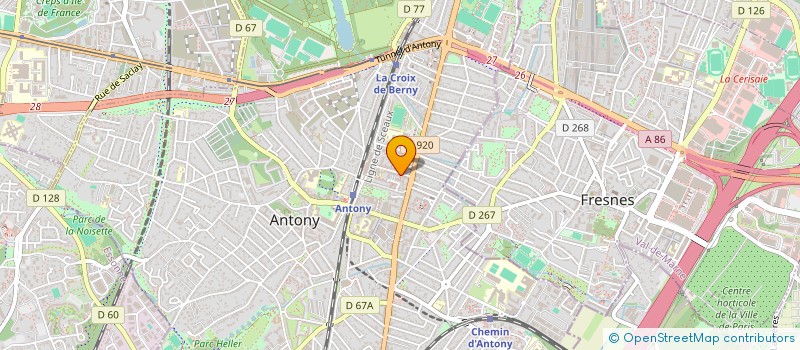localisation de l'entreprise AVANTS à ANTONY