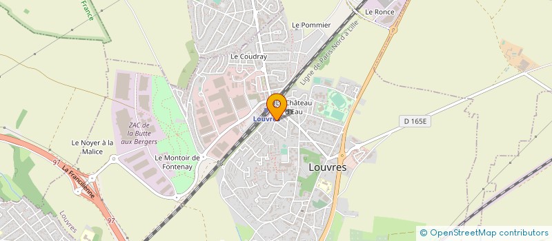 localisation de l'entreprise AVANTYS  LOUVRES