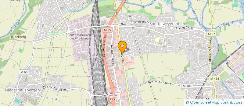 localisation de l'entreprise AVANYAN  SOUFFELWEYERSHEIM