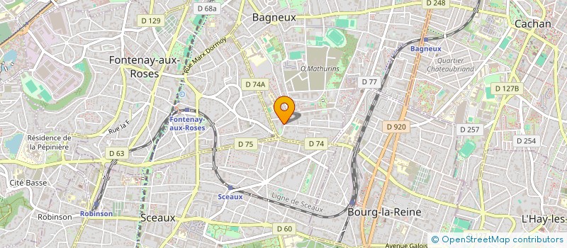 localisation de l'entreprise AVANZ CONSULTING à BAGNEUX