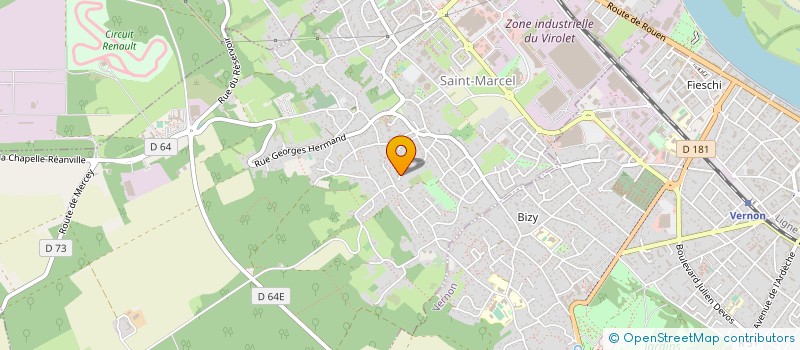 localisation de l'entreprise AVANZI ELECTRICITE à SAINT-MARCEL