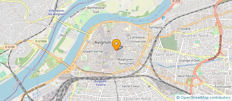 localisation de l'entreprise AVAP  AVIGNON