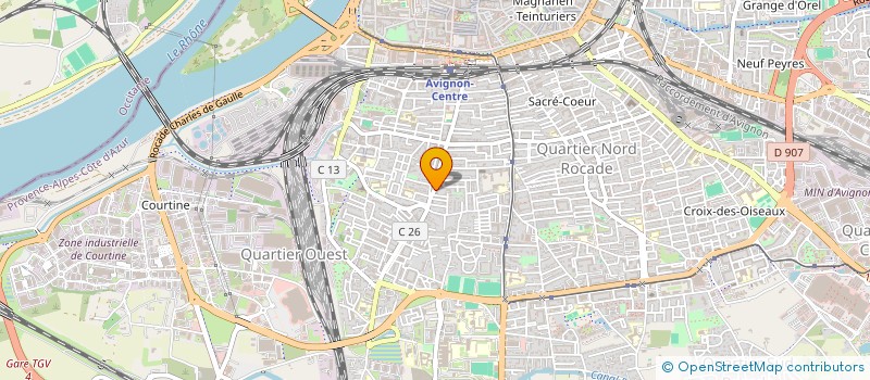 localisation de l'entreprise AVAPH 84 ASS POUR VIE AUTONOM PERS HANDI à AVIGNON