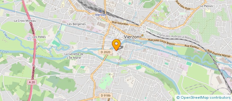 localisation de l'entreprise AVARA  VIERZON