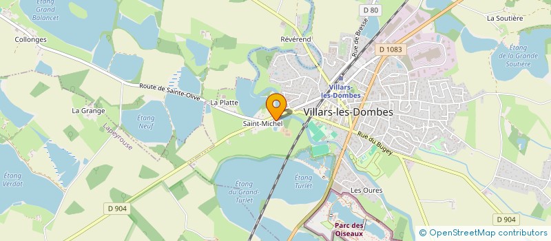 localisation de l'entreprise AVARENOV à VILLARS-LES-DOMBES