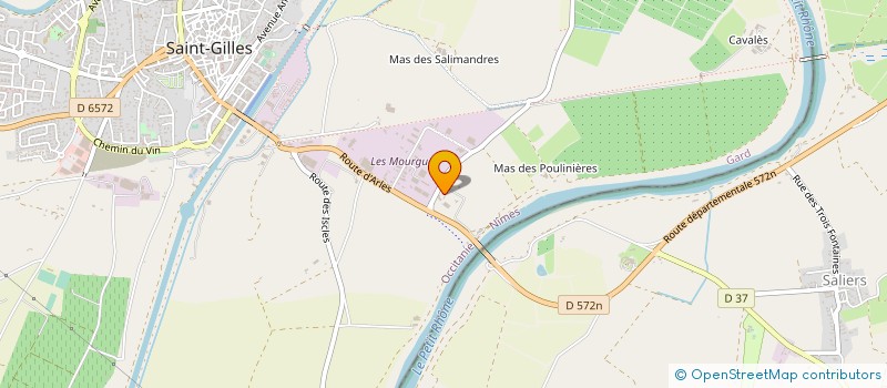 localisation de l'entreprise AVARGUEZ MAITRISE D'OEUVRE à SAINT-GILLES