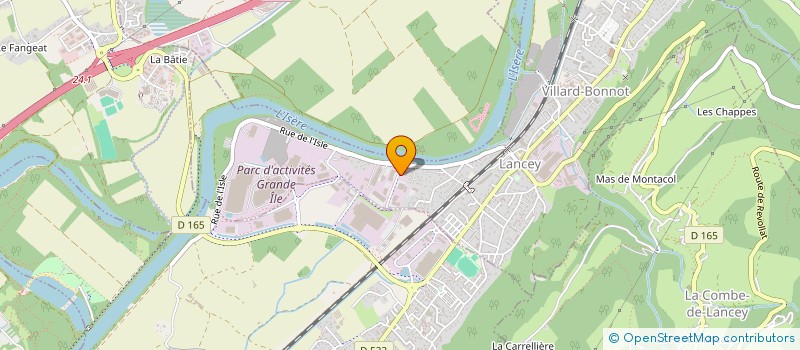 localisation de l'entreprise AVAROC à VILLARD-BONNOT