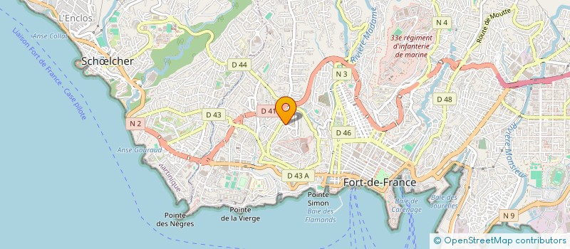 localisation de l'entreprise AVATAR à FORT-DE-FRANCE
