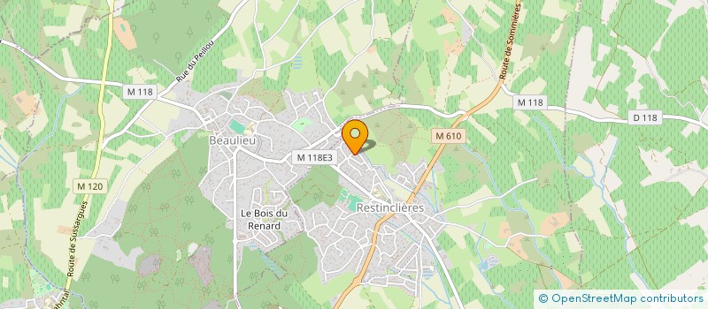 localisation de l'entreprise AVATEQ  RESTINCLIERES