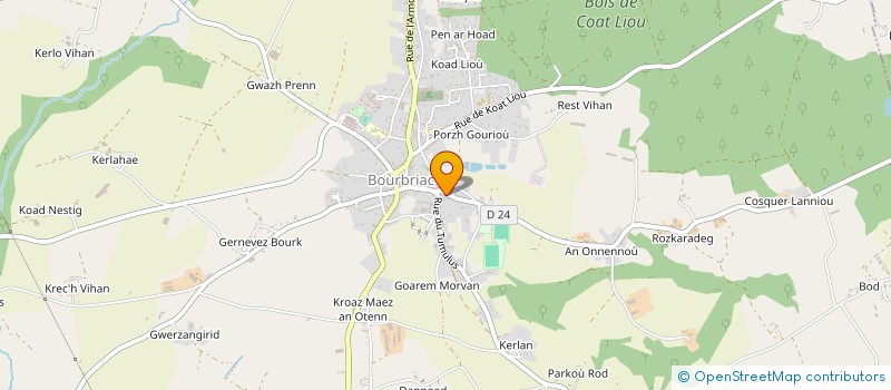 localisation de l'entreprise AVAUGOUR  BOURBRIAC