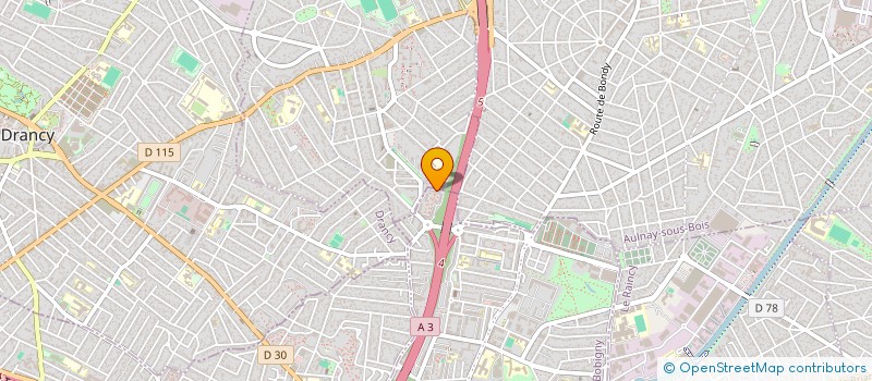 localisation de l'entreprise AVAX  BONDY