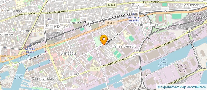 localisation de l'entreprise AVAX INFO à LE HAVRE