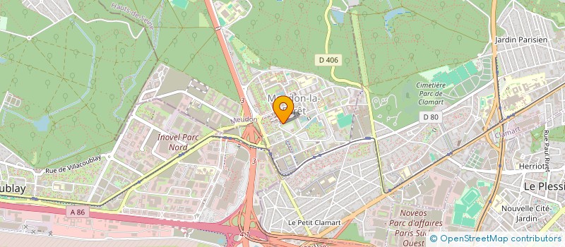 localisation de l'entreprise AVAZ à MEUDON