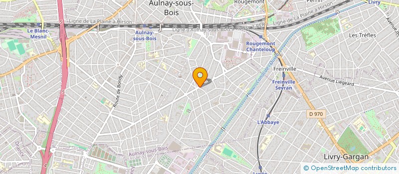 localisation de l'entreprise AVB à AULNAY-SOUS-BOIS