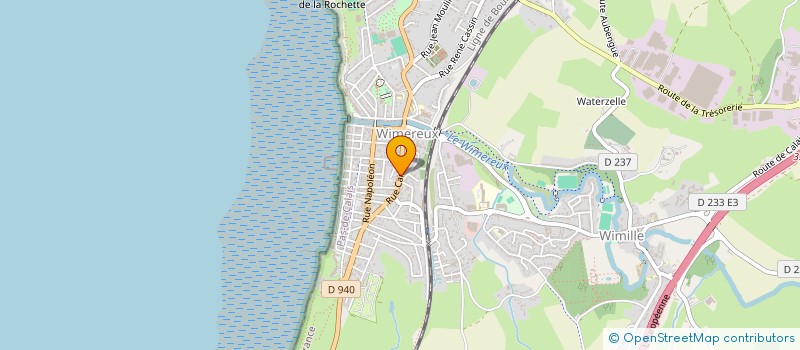 localisation de l'entreprise AVB ANNEXE  WIMEREUX