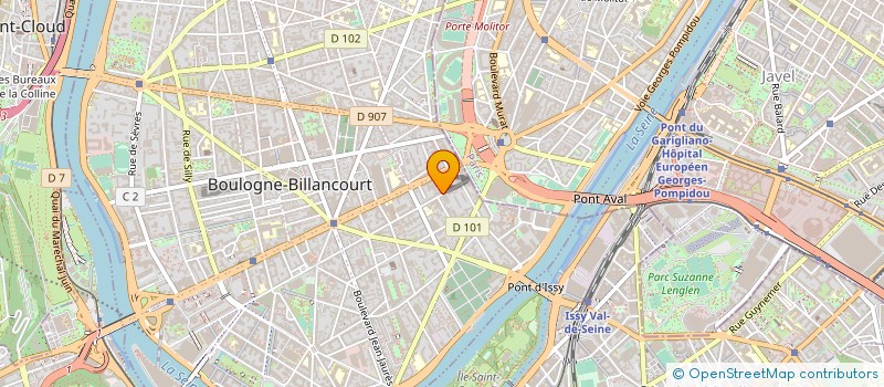 localisation de l'entreprise AVB BROYT à BOULOGNE-BILLANCOURT