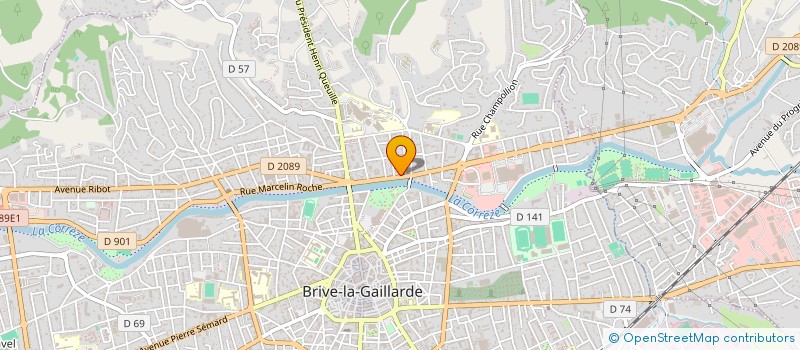 localisation de l'entreprise AVB CUISINES à BRIVE-LA-GAILLARDE