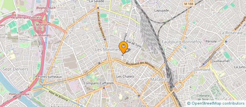 localisation de l'entreprise AVB HOLDING à TOULOUSE