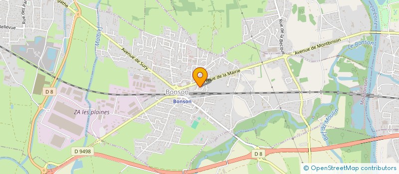 localisation de l'entreprise AVB IMMO  ANDREZIEUX-BOUTHEON