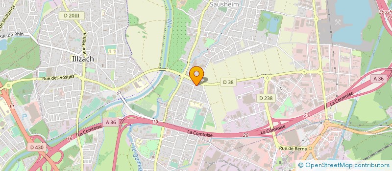 localisation de l'entreprise AVC DEVELOPPEMENT à SAUSHEIM