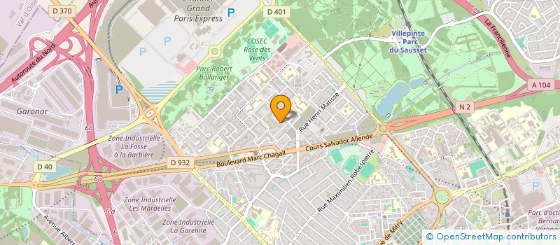 localisation de l'entreprise AVC ETANCHE à AULNAY-SOUS-BOIS