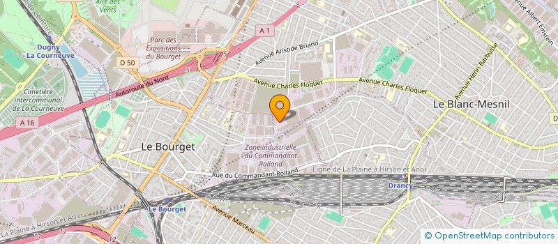 localisation de l'entreprise AVCI  LE BLANC-MESNIL